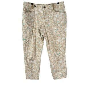 Patagonia W's Venga Rock Capris Womens Size 14 Quiver & Quill Howling Turquoise